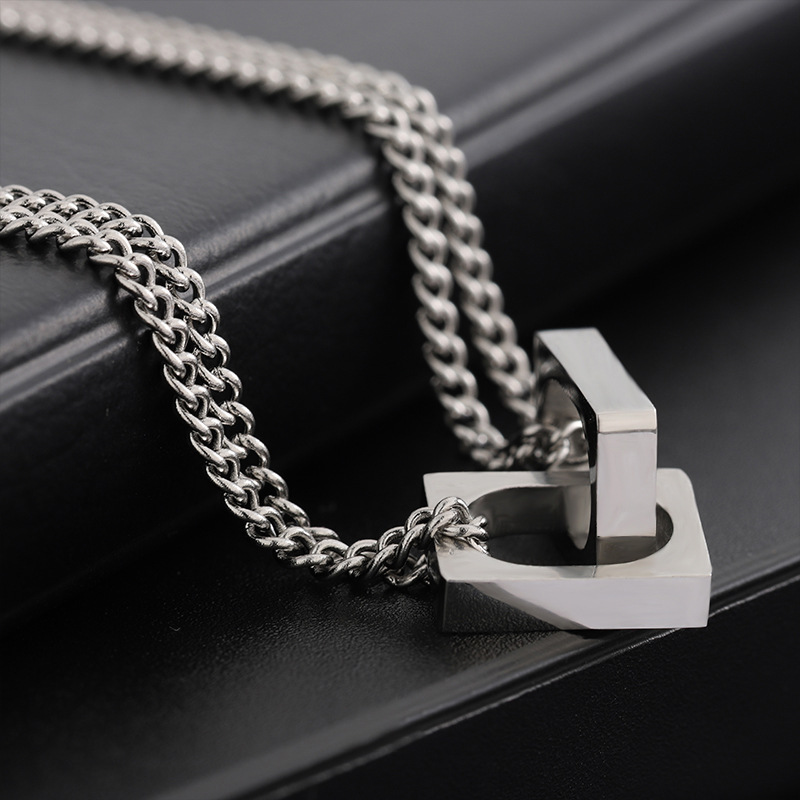 Minimalist Korean Style Double Layer Necklace
